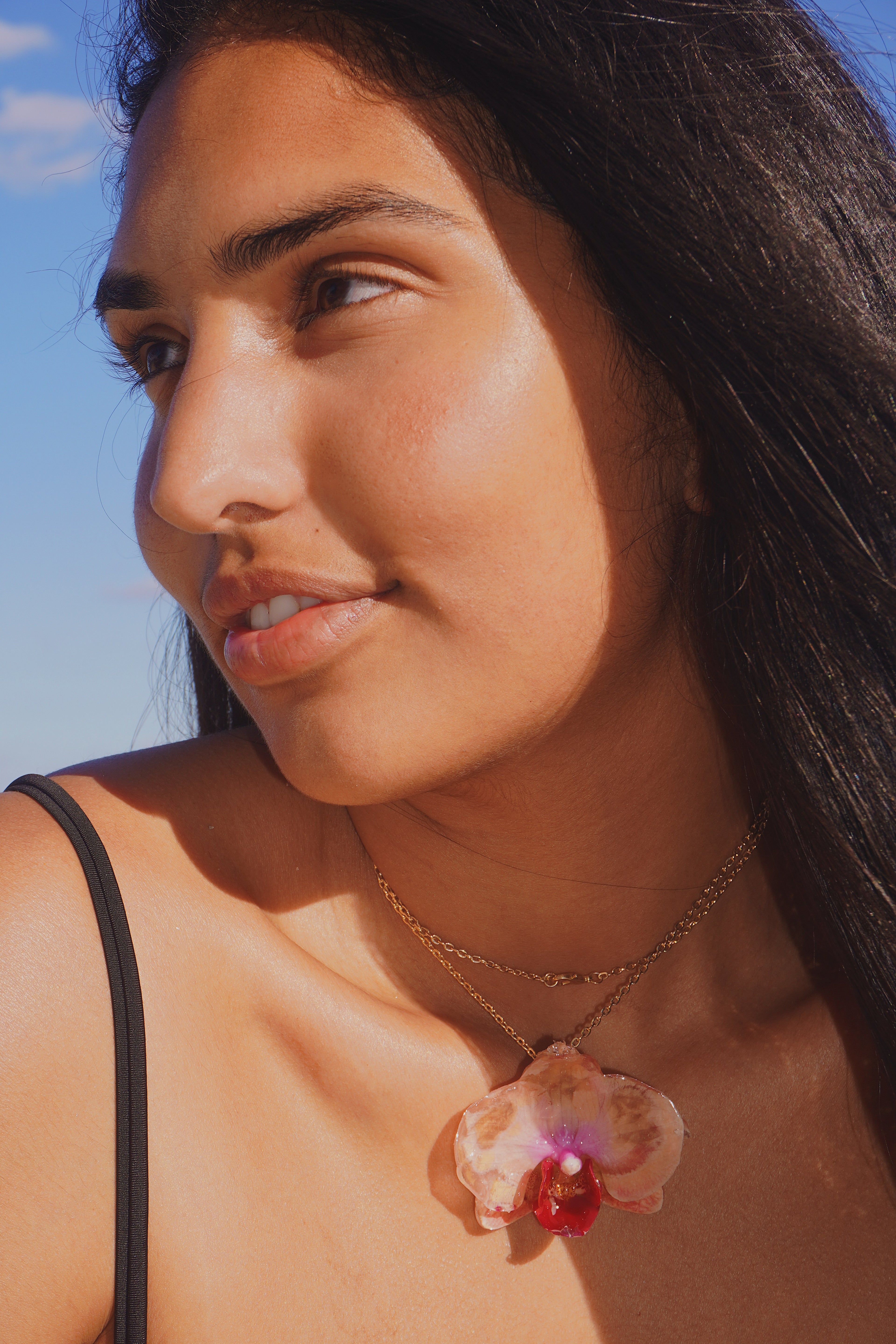 Lissett Orchid Necklace