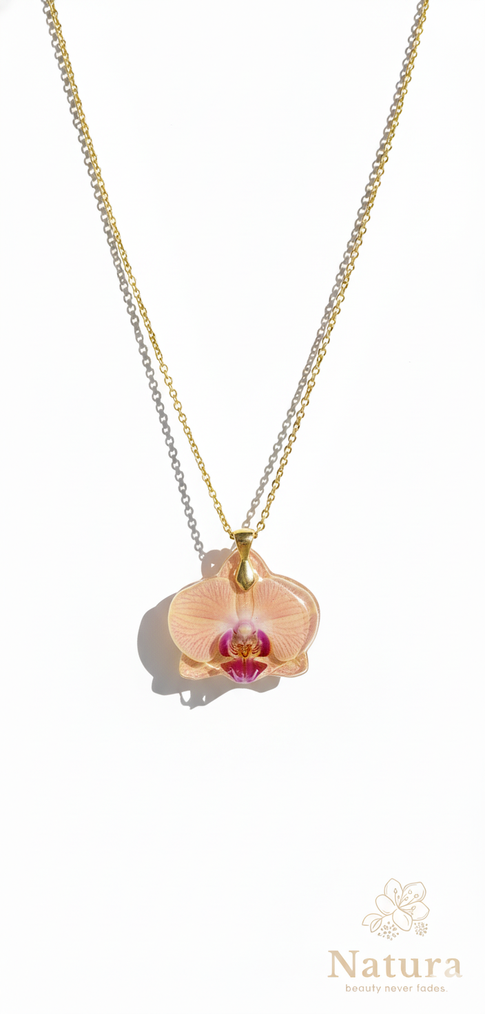 Orchid Flower Necklace