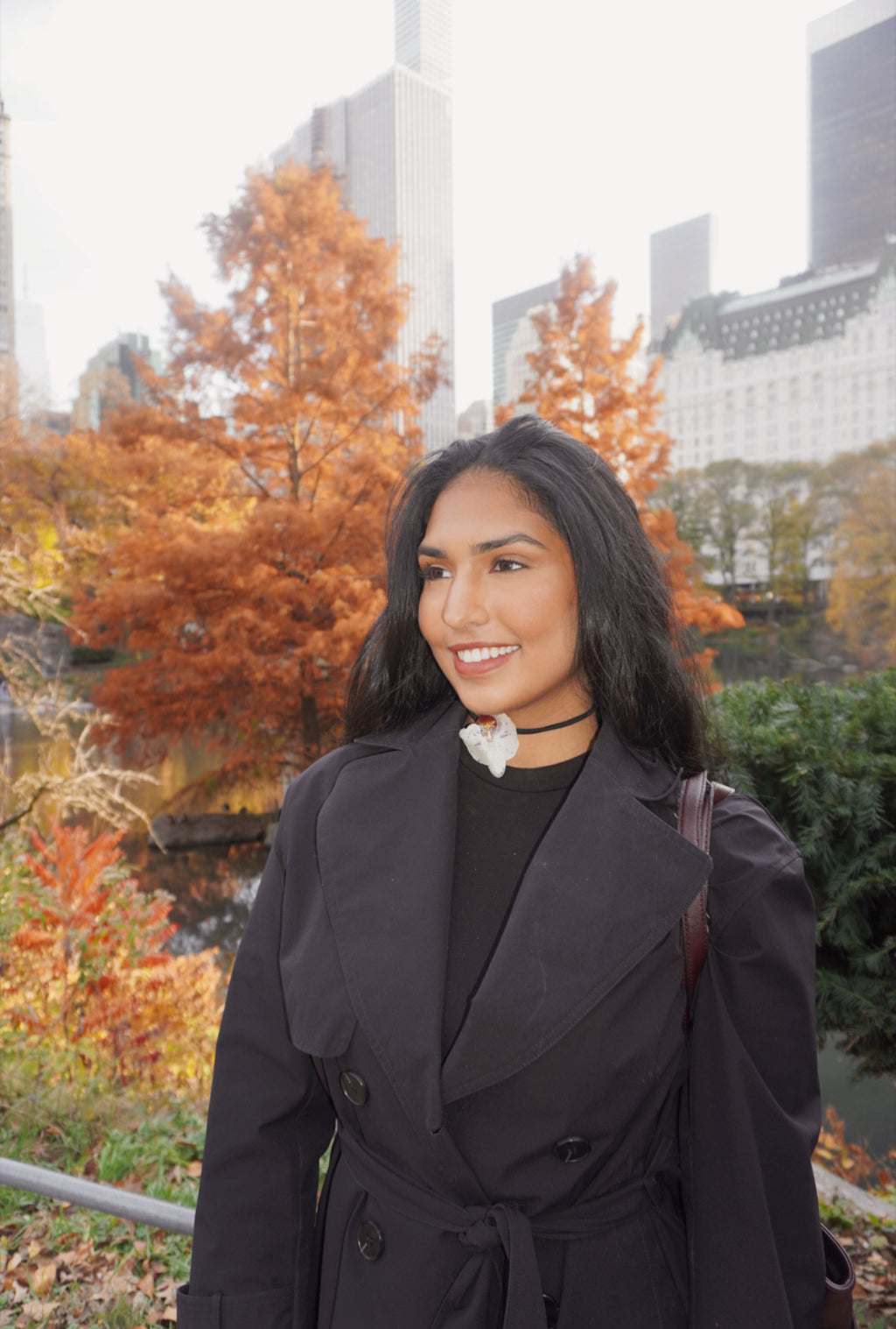 Blanca Orchid Choker Necklace