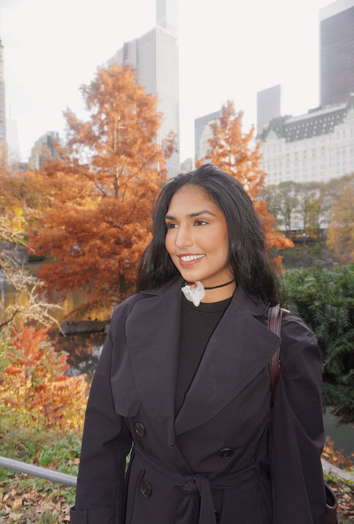 Blanca Orchid Choker Necklace